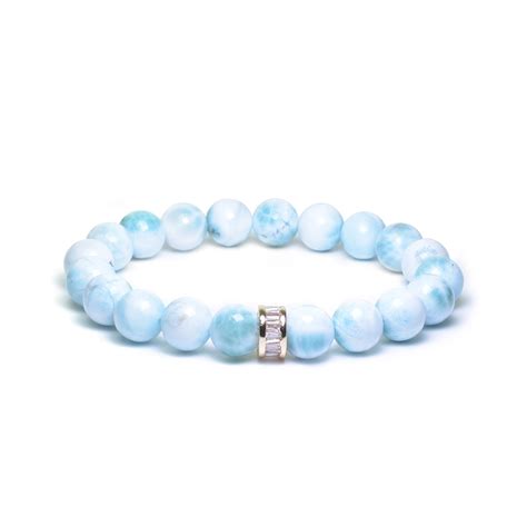 Larimar Bracelet: Unleash a Symphony of Tranquility and Wellness