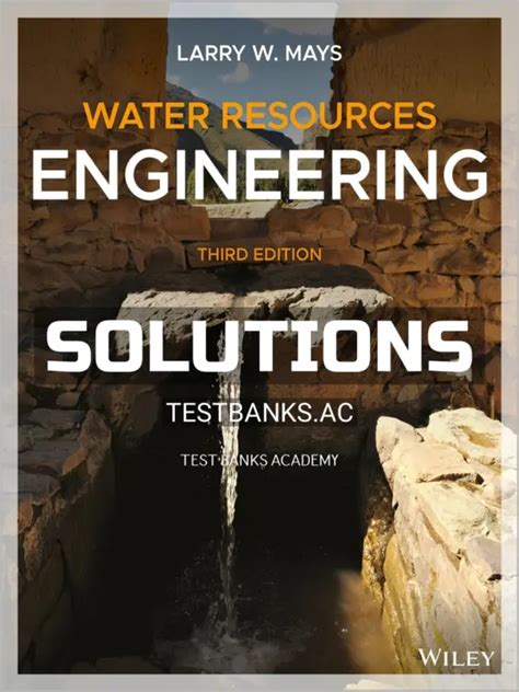 Larry Mays Water Resources Engineering Solutions PDF