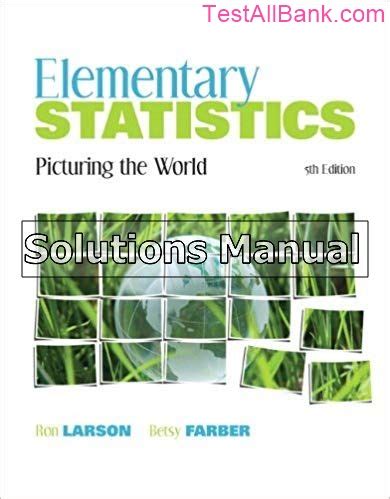 Larson Elementary Statistics 5e Answers Kindle Editon