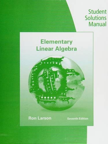 Larson Falvo Linear Algebra Solution Manual Kindle Editon