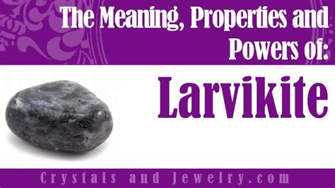 Larvikite Meaning and Origins