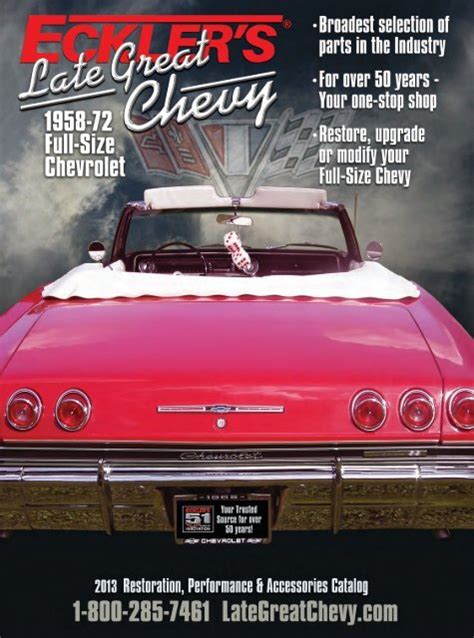 Late Great Chevy Catalog