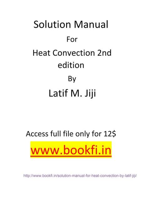 Latif Jiji Solution Manual PDF