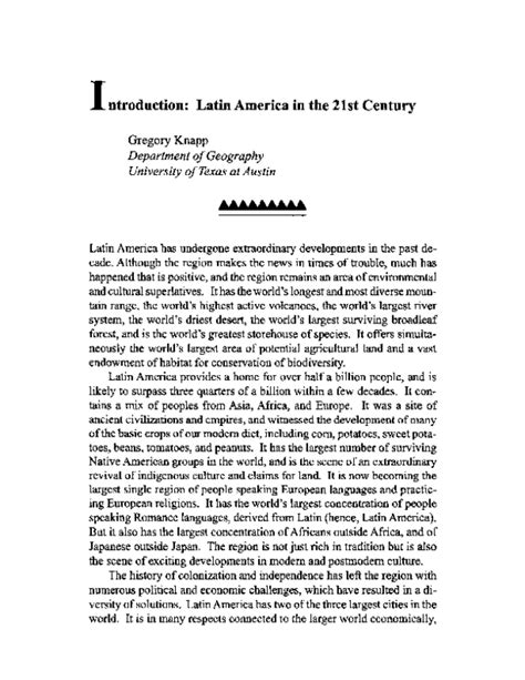 Latin America in the Twenty-First Century Challenges and Solutions Reader