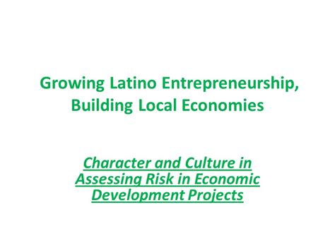 Latino Entrepreneurship: A Growing Force