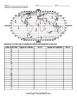 Latitude And Longitude Answer Keys Reader