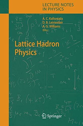 Lattice Hadron Physics 1st Edition Doc