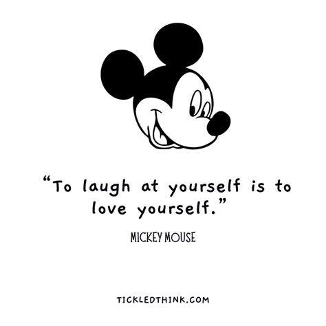 Laugh at yourself.