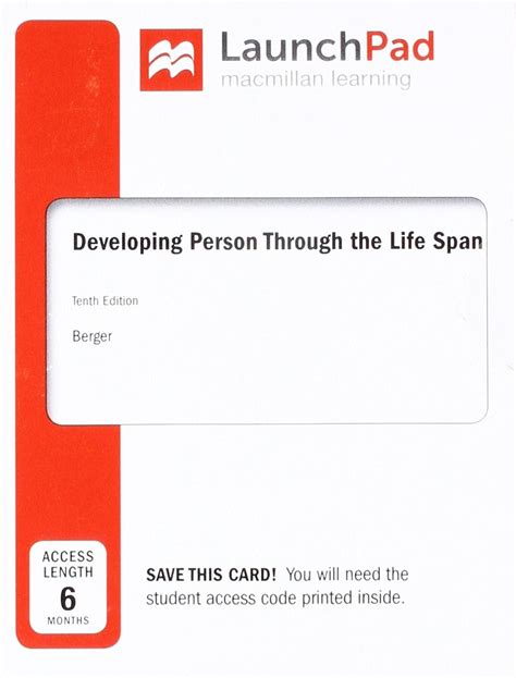 LaunchPad for Berger s Developing Person Through the LifeSpan Six month access Kindle Editon