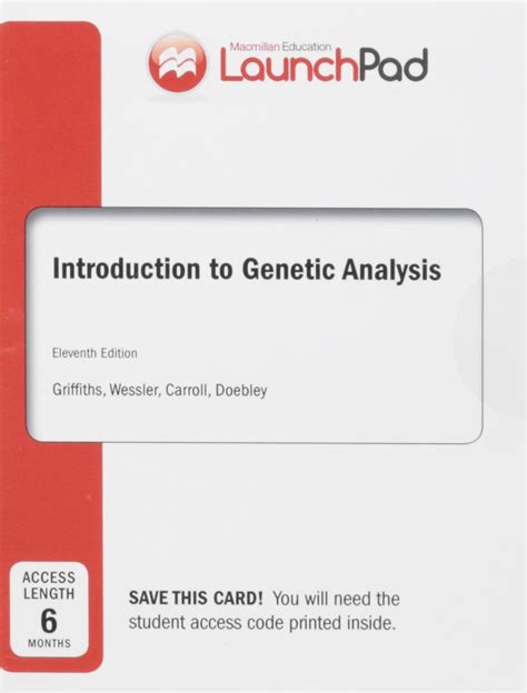 LaunchPad for Griffith s Introduction to Genetic Analysis Six Month Access and Solutions Manual PDF