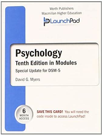 LaunchPad for Myers Psychology in Modules Six Month Access Reader