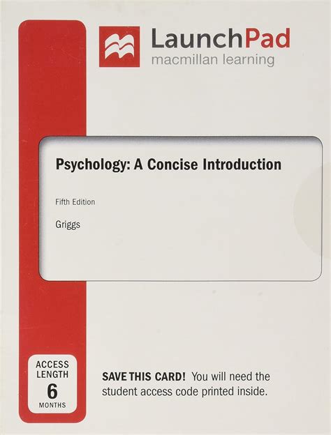 LaunchPad for Psychology A Concise Introduction Six Month Access Doc