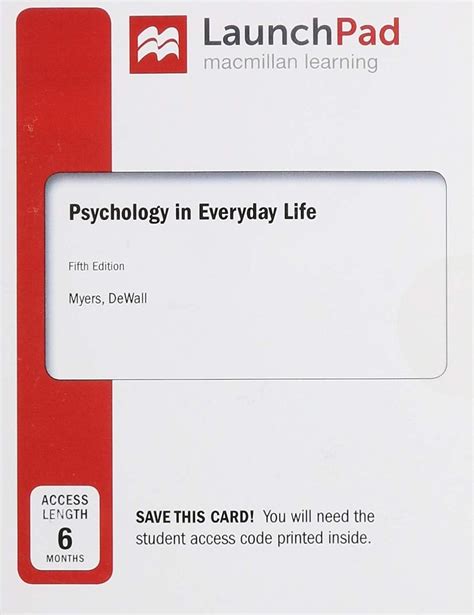 LaunchPad for Psychology in Everyday Life High School One Use Access Kindle Editon