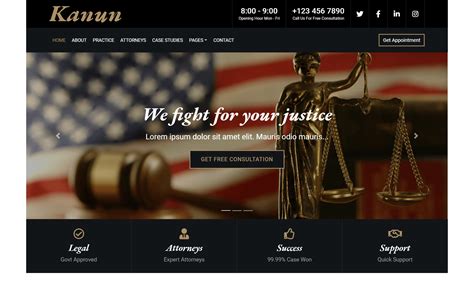 Law Firm Website Template