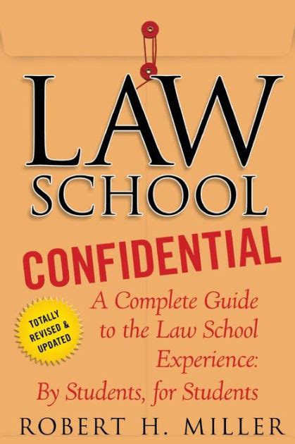 Law School Confidential A Complete Guide to the Law School Experience By Students for Students PDF