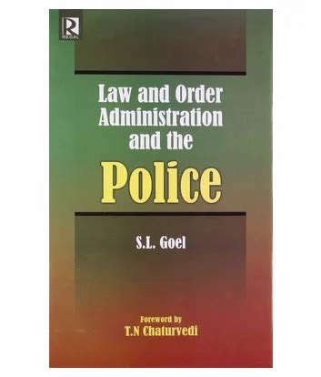 Law and Order Administration and the Police Epub