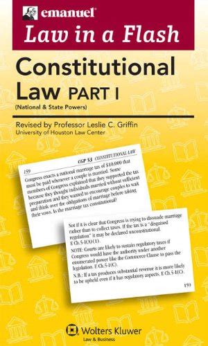 Law in a Flash Constitutional Law I Doc