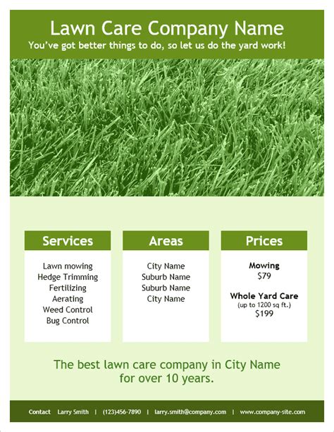 Lawn Care Template
