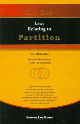 Laws Relating to Partition 7th Edition Kindle Editon