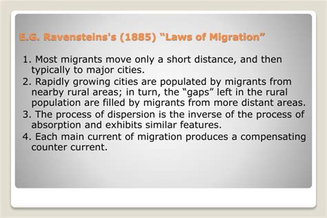 Laws of Migration PDF