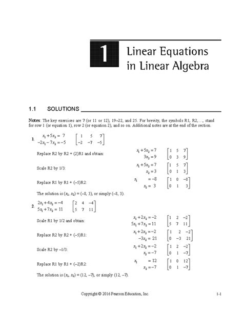 Lay Linear Algebra Solutions Pdf PDF