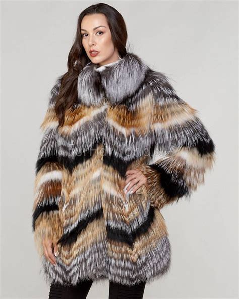 Layered furs and leathers: