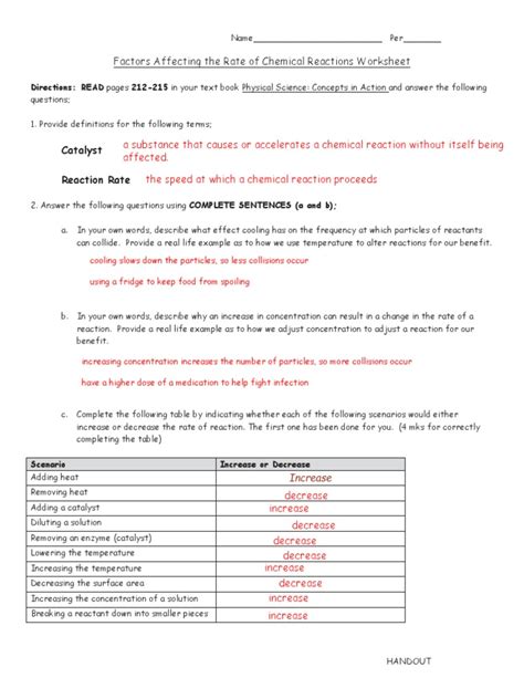 Laying The Foundation Chemistry Answer Key Epub