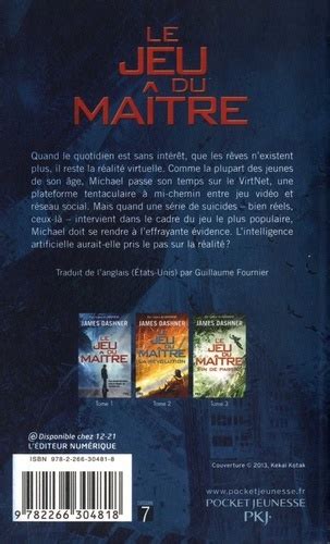 Le Jeu du maître tome 1 La partie infinie French Edition