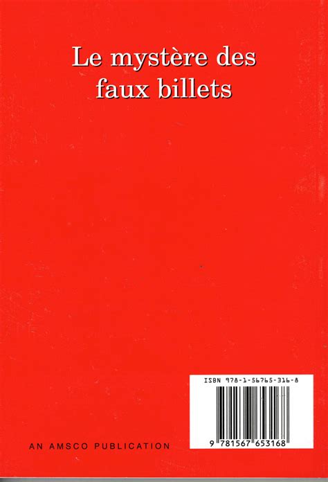 Le Mystere Des Faux Billets Ebook Doc