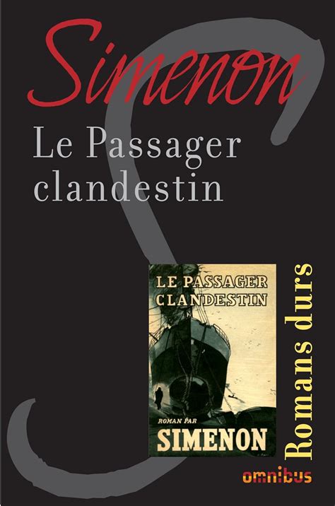 Le Passager Clandestin Ldp Simenon French Edition Kindle Editon