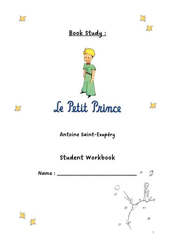 Le Petit Prince Workbook Answers Reader