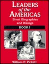 Leaders of the Americas Short Biographics and Dialogues Book I Kindle Editon