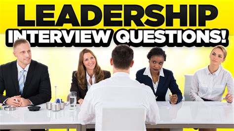 Leadership Job Interview Questions Answers Reader