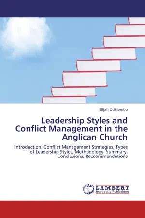 Leadership Styles and Conflict Management in the Anglican Church Introduction Doc