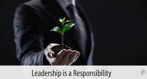 Leadership and Responsibility