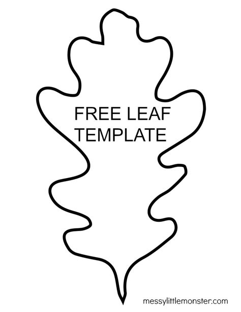 Leaf Templates Free Printables