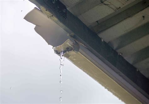 Leaking gutters: