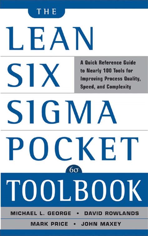 Lean Six Sigma Pocket Toolbook Kindle Editon