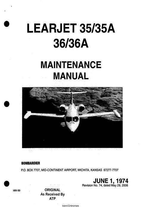 Learjet 35a Maintenance Manual Ebook Epub