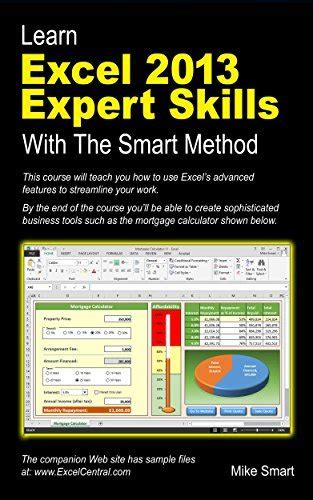 Learn Excel 2013 Expert Skills with The Smart Method Courseware Tutorial teaching Advanced Techniques PDF