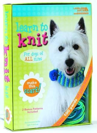 Learn to Knit Dog Scarf Kit Kindle Editon