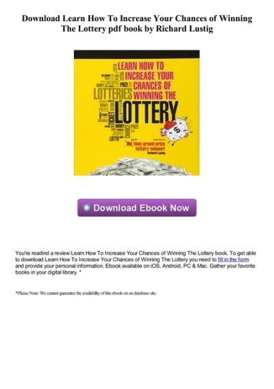 Learn.How.To.Increase.Your.Chances.Of.Winning.The.Lottery Ebook Epub