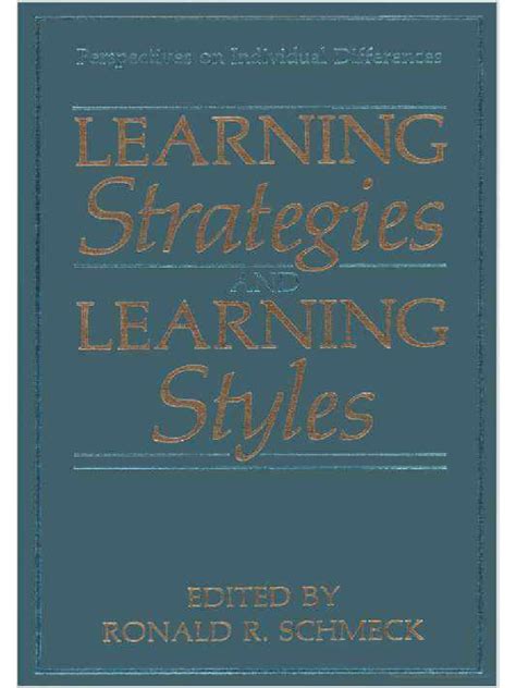 Learning Strategies and Learning Styles 1st Edition Doc