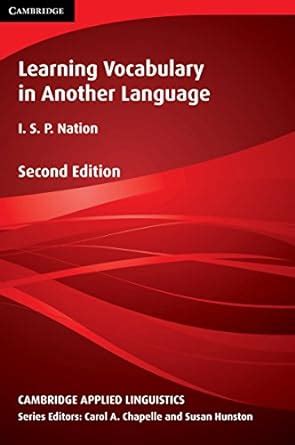 Learning Vocabulary in Another Language Ebook Kindle Editon