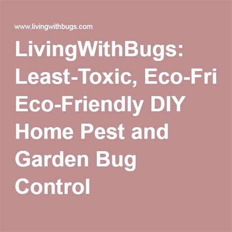 Least Toxic Home Pest Control Reader