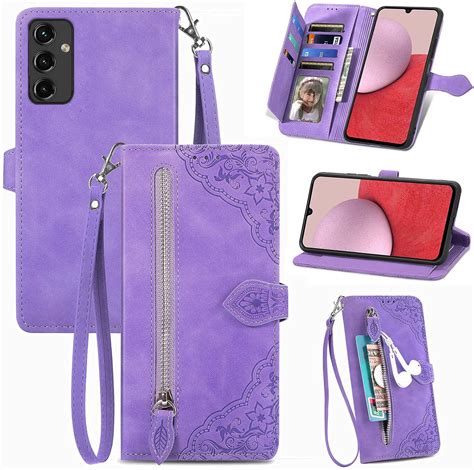 Leather Sleeve Samsung Galaxy Purple Reader