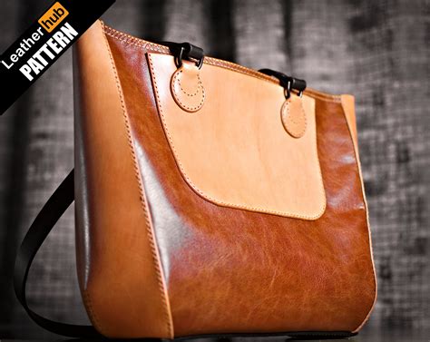 Leather Tote Template