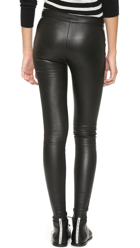 Leather pants: