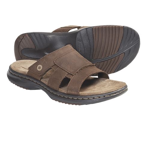 Leather sandals for men