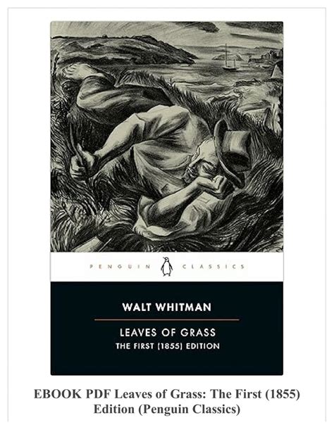 Leaves of Grass The First 1855 Edition Penguin Classics Epub